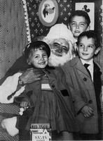 1953 Christmas Photo Janie-Louis-Alphonse-CR5x7