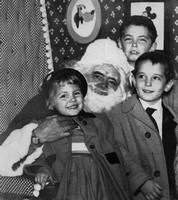 1953 Christmas Photo Janie-Louis-Alphonse-CR8x10